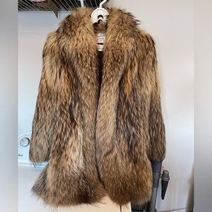 Gaylon Furs Raccoon Coat